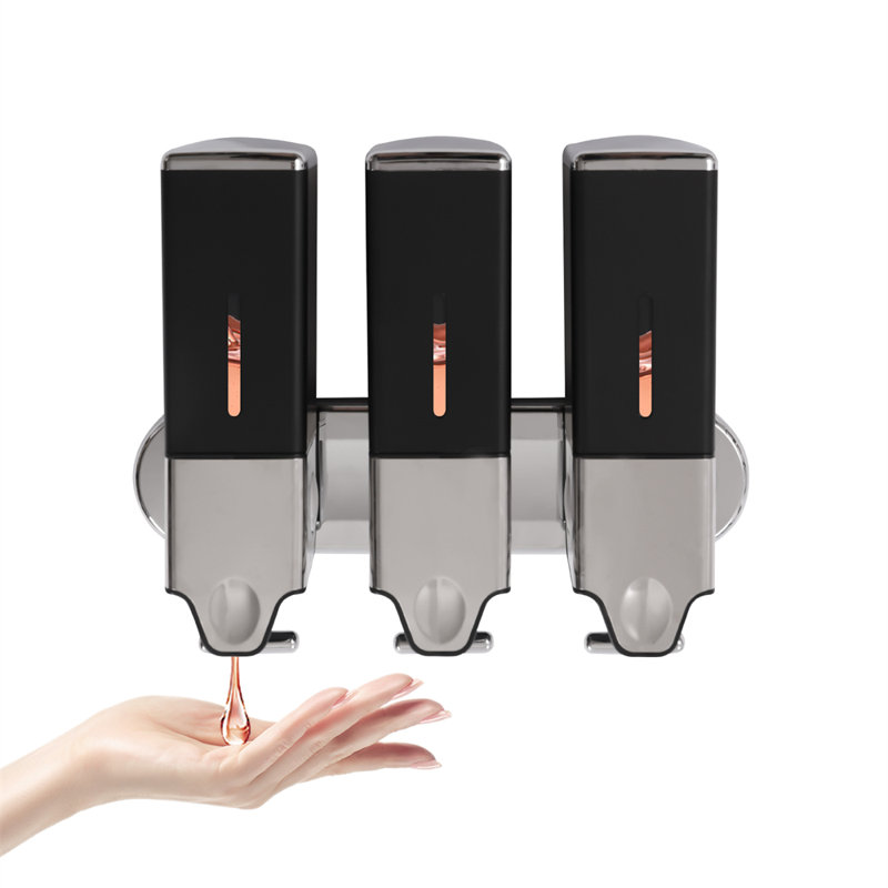 Latitude Run® Triple Wall Mount Shower Pump Soap Dispenser & Reviews